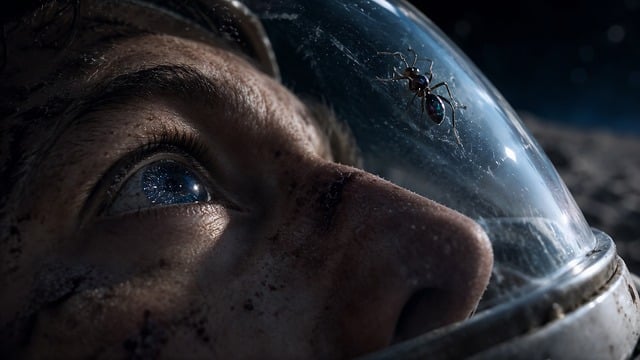 Free ai generated astronaut helmet illustration