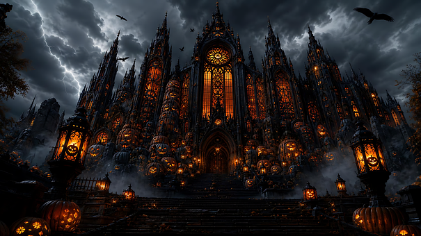 Halloween-Katedral, Gotisk Arkitektur