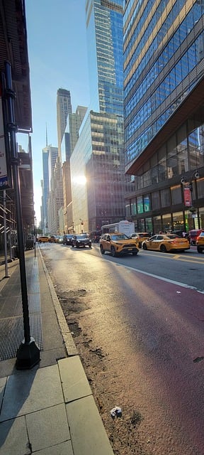 Nowy Jork, Manhattan, Miasto, Taksówka