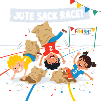 Saco De Juta, Corrida De Sacos