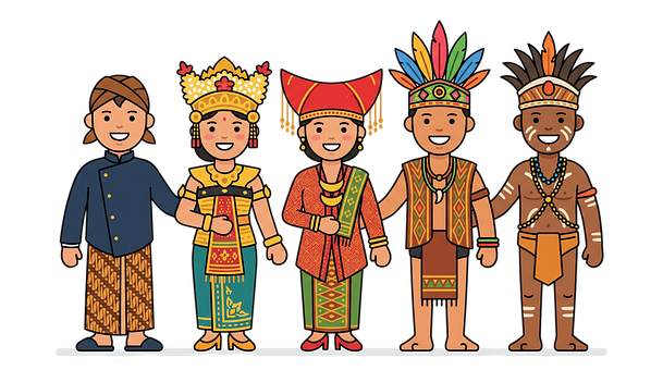 Cultura Indonésia, Traje Tradicional