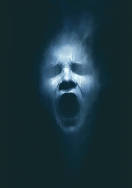 Free ghost creepy scary illustration