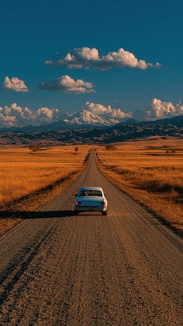 Free car road mountain illustration