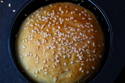 Free Sesame Bun Baked Goods photo and picture