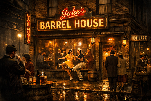 Barrel House, Dans, Boogie, Muzică Live