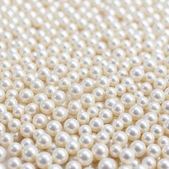 Pérolas, Branco, Jóia, Luxo, Decoração
