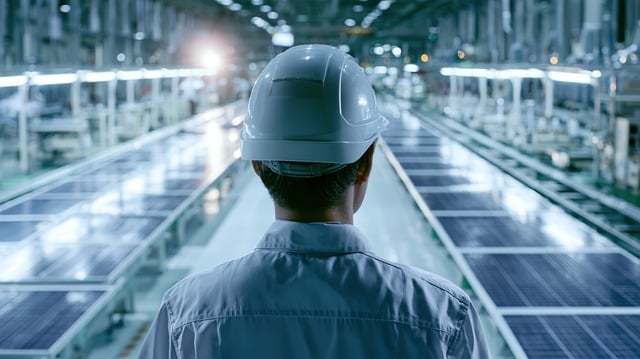 Free technology industry solar panel illustration