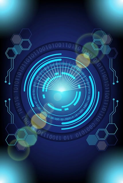 Free technology background interface illustration