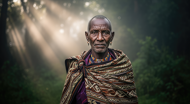 Free Elderly Man Traditional Clothing photo and picture