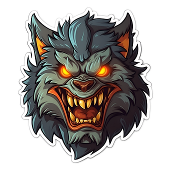Free Werewolf Glossy illustration and picture