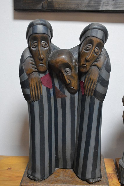Estátua, Obra De Arte, Madeira, Campo