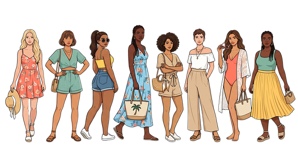 Free Women Fashion vector and picture