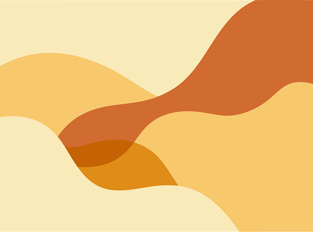 Free abstract wave minimalist vector