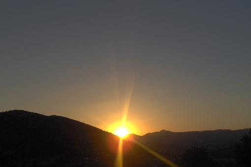Puesta De Sol, Montaña, Naturaleza, Luz