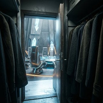 Luxusinterior, Garderobe, Fantasie