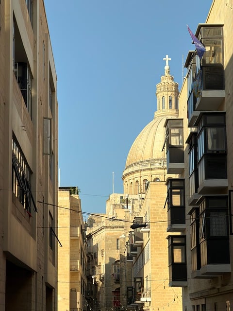 Malta, Arhitectură, Stradă, Valletta