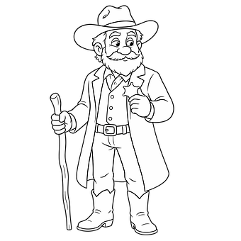 Free Cowboy Western illustration and picture
