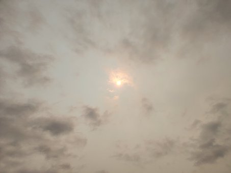 Sol, Røg, Himmel, Tåge, Skovbrand, Sky