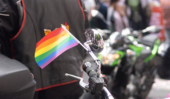 Free Motorcycle Flag photo and picture