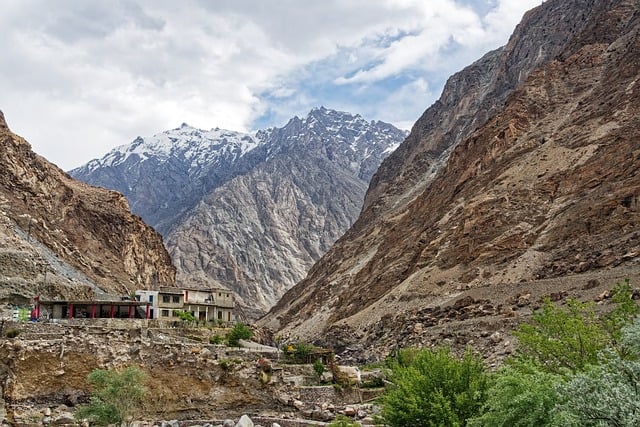 Pakistan, Gilgit-Baltistan, Bjerge, Sne
