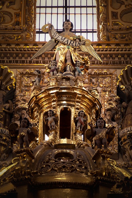 Ave Maria, Altar, Gold, Engel, Religiös