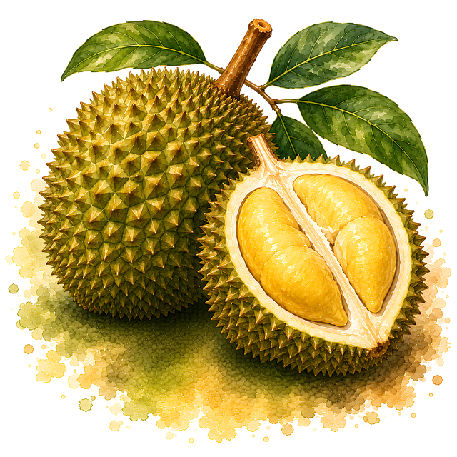 Durian, Frugt, Tropisk, Tornet, Eksotisk