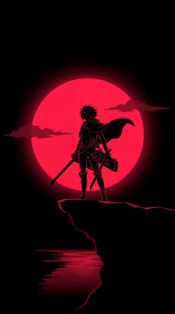 Free Anime Silhouette illustration and picture