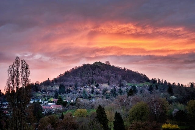 Free Mountain Dusk photo and picture