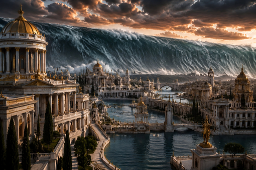 Atlantis, Zee, Tsunami-Golf, Apocalyps