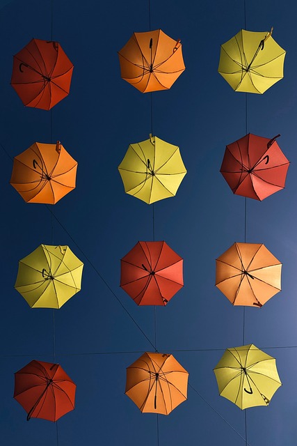 Free Umbrellas Colorful photo and picture