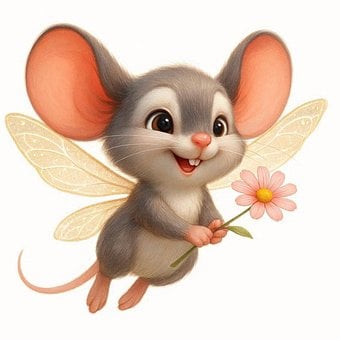 Mus, Vinger, Blomst, Yndig, Fantasi