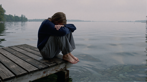 Free Woman Sadness illustration and picture