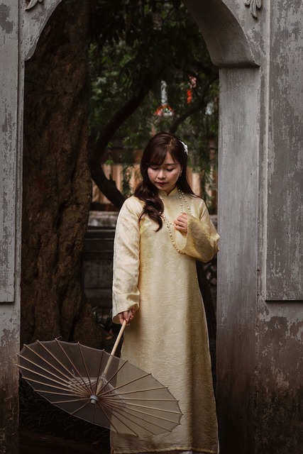 Free Ao Dai Traditional Dress photo and picture