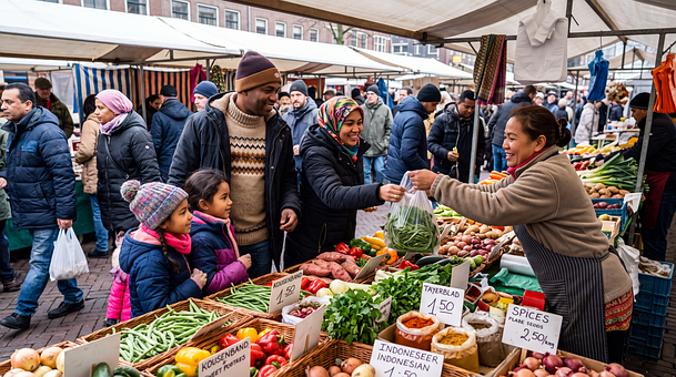 Markt, Straßenmarkt, Frische Produkte