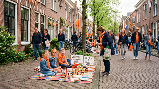 Gasse, Draußen, Markt, Spiele, Kinder