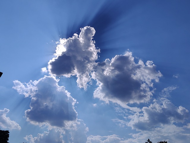 Himmel, Sonne, Wolken, Licht, Blau