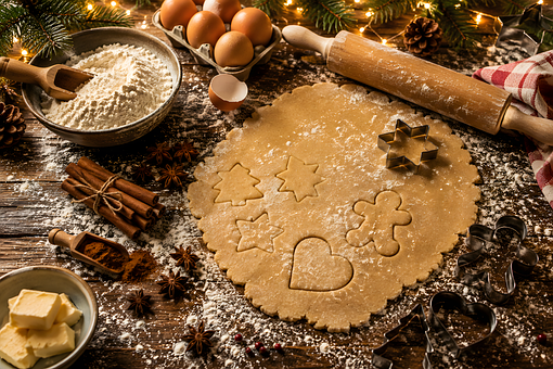 Weihnachtsbäckerei, Lebkuchenteig