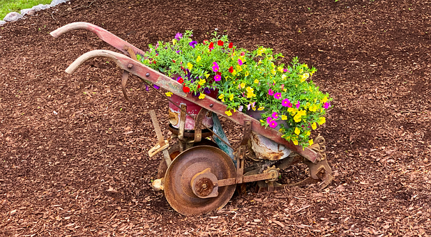 Free Old Machine Garden Decoration photo and picture