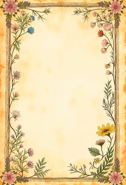 Free Floral Frame photo and picture
