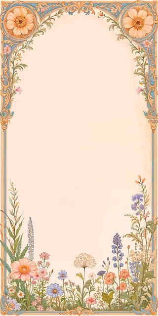 Free Floral Border Vintage photo and picture
