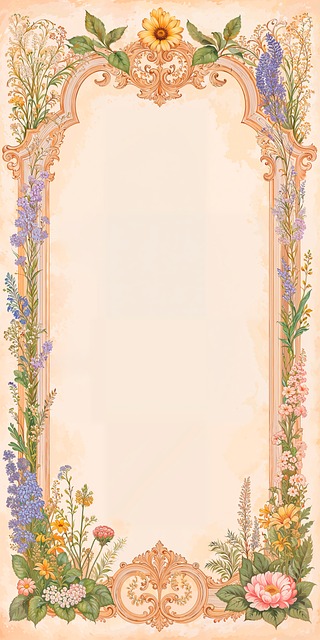 Free Floral Frame Vintage Design photo and picture