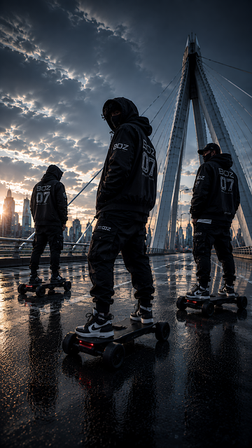Elektrisches Skateboard, Hängebrücke