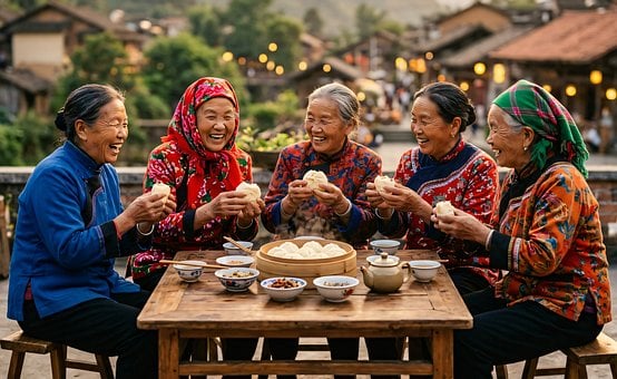 Free Traditional Clothing Elderly Women photo and picture