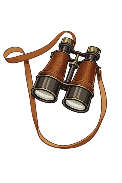 Free binoculars vintage field glasses vector