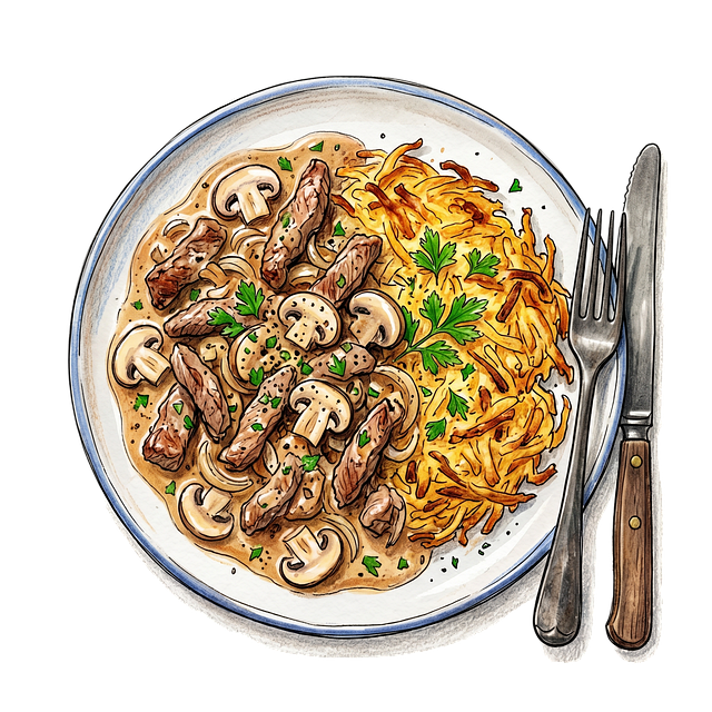 Essen, Lebensmittelbild, Pilzscheiben