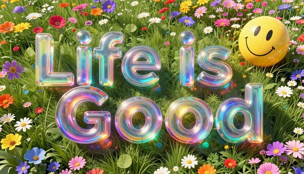 Free Text Field Of Flowers illustration and picture