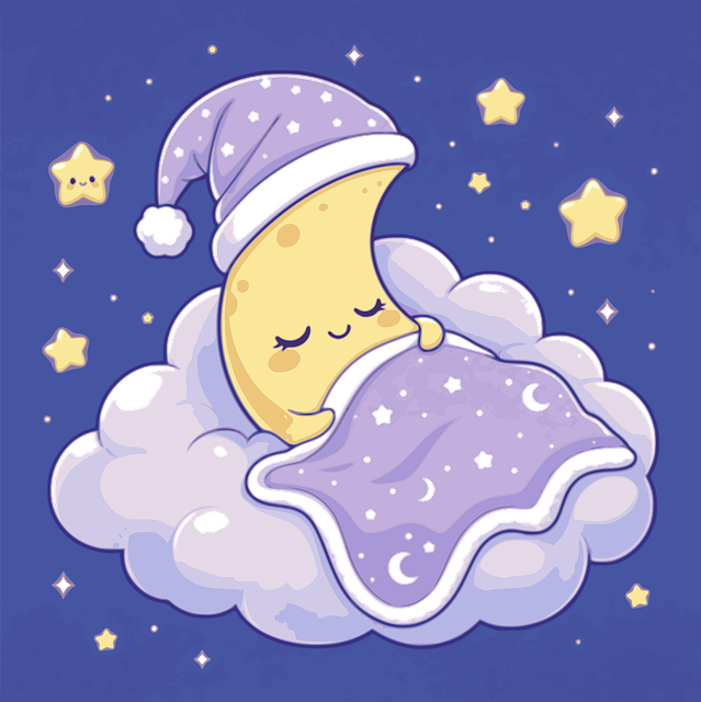 Free moon cartoon cloud illustration
