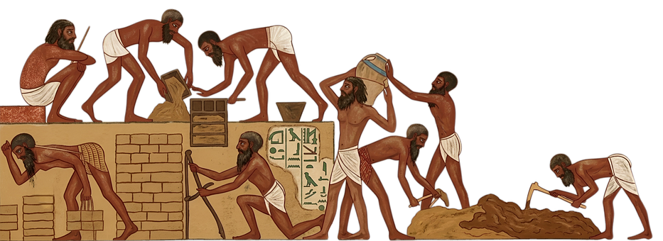 Free Slaves Egyptian illustration and picture