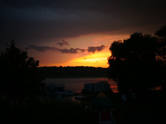 Free Sunrise Harbor photo and picture