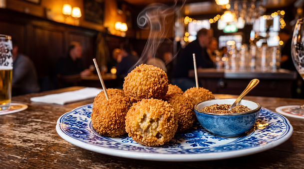 Bitterballen, Holländische Kroketten